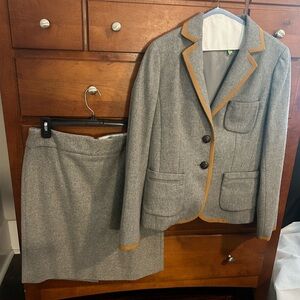 Vintage J Crew skirt and blazer